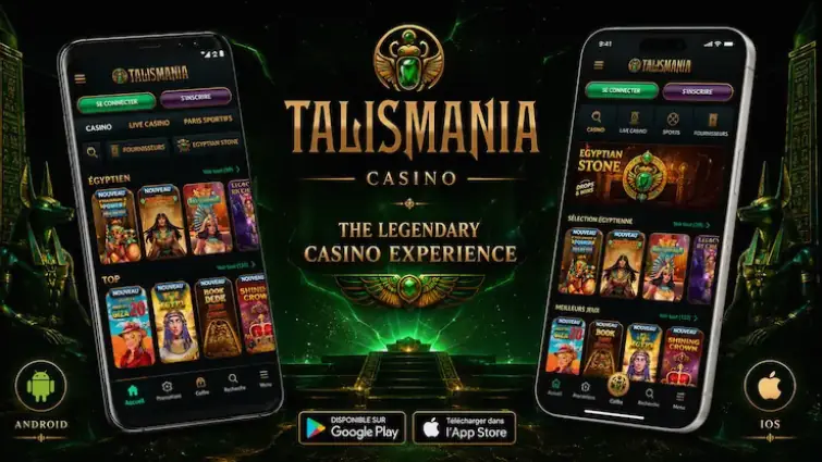 Fonctions Talismania disponibles sur Android et iOS
