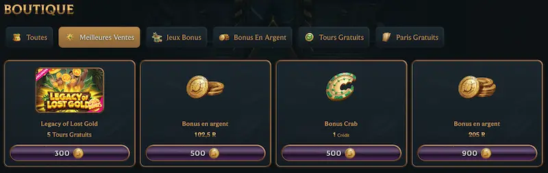 Boutique de jetons Talismania : utiliser vos gains autrement