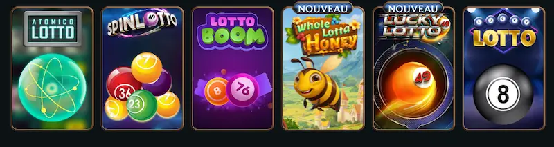 Jeux de Lotterie et Grattage