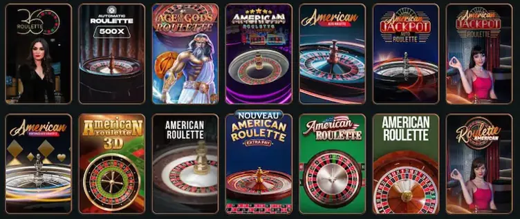 Mises possibles et variantes de roulette disponibles au casino